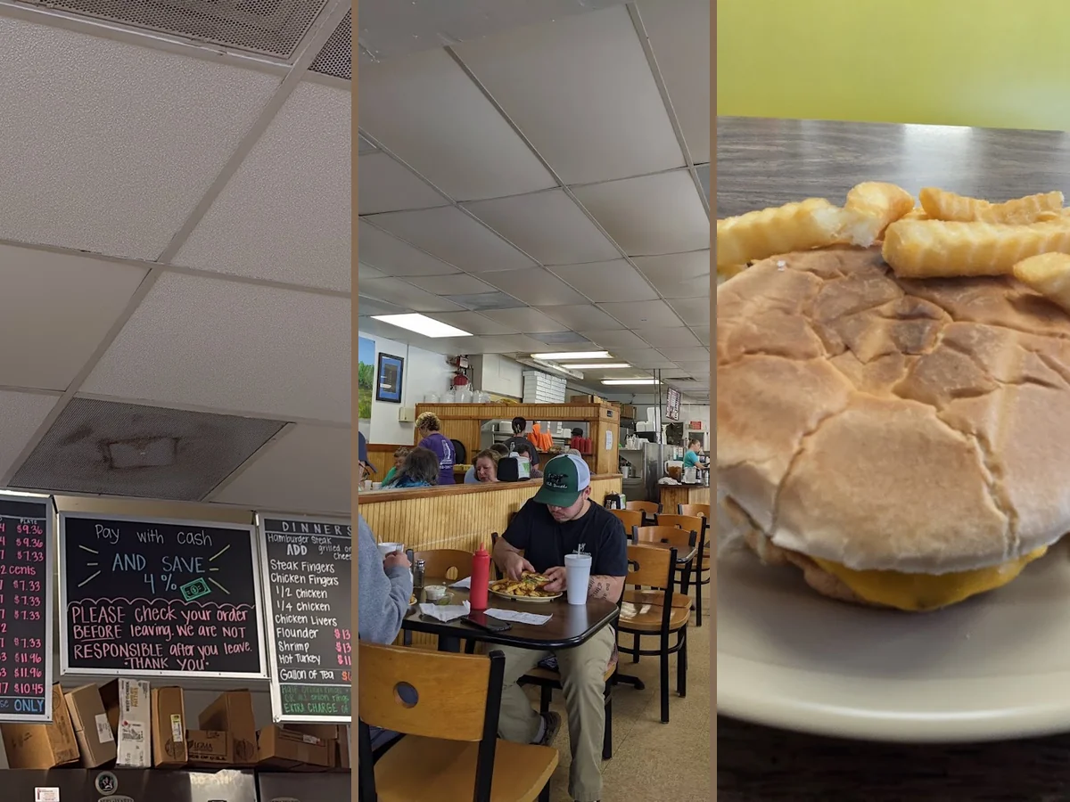 American comfort food served in a casual dining room.