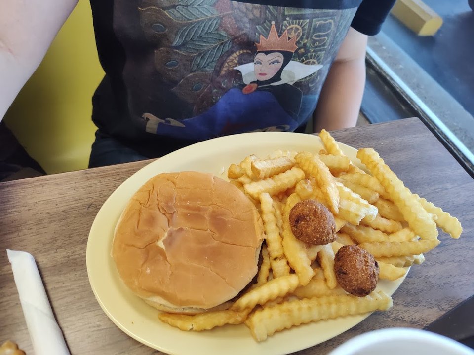 Hamburger and French Fries